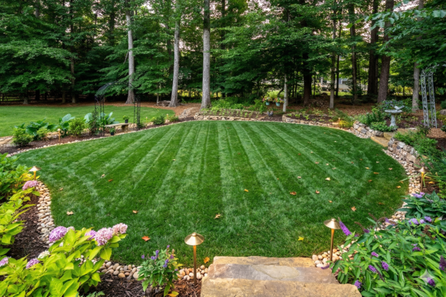 Weed-free landscape transformation
