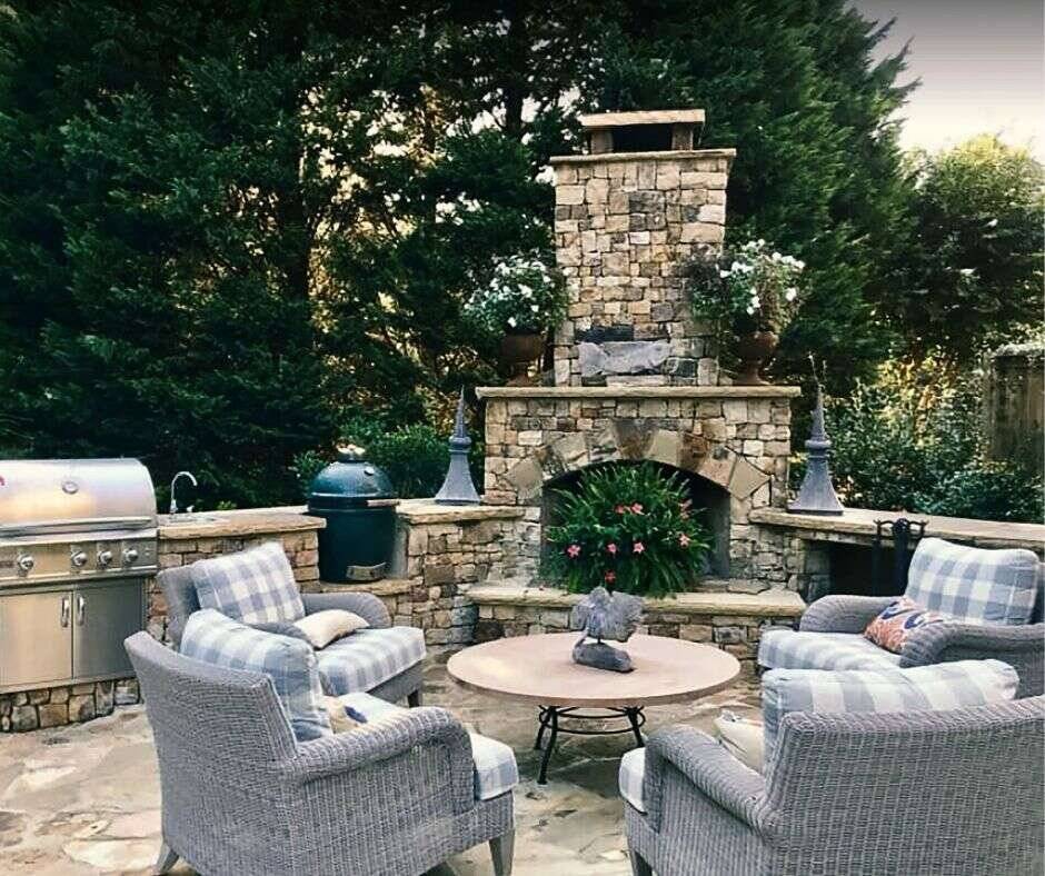 Outdoor Fireplace